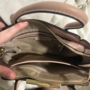 NINE WEST jet set satchel, Pale Pink, Used